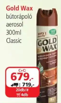 ÁRKLUB Gold Wax bútórapoló aerosol ajánlat
