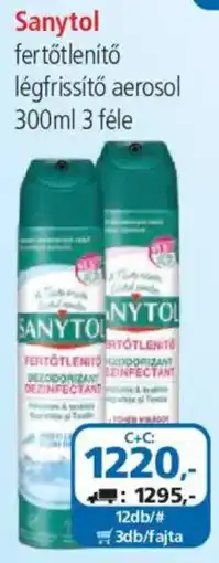 ÁRKLUB Sanytol fertotlenito legrissito aerosol ajánlat
