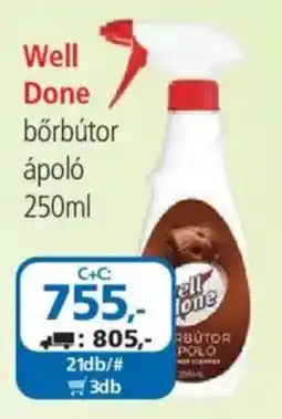 ÁRKLUB Well Done bőrbútor ápoló ajánlat