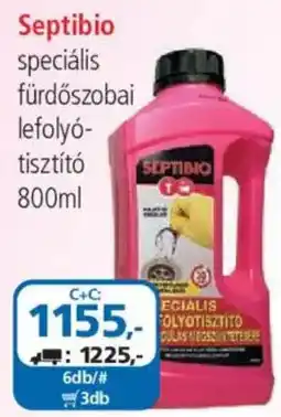 ÁRKLUB Septibio speciális fürdőszobai lefolyótisztító ajánlat