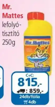 ÁRKLUB Mr. Mattes lefolyótisztító ajánlat