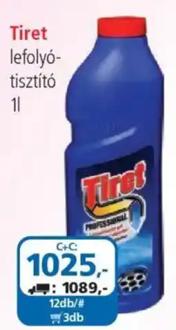 ÁRKLUB Tiret lefolyótisztító ajánlat
