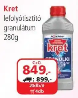 ÁRKLUB Kret lefolyótisztító granulátum ajánlat