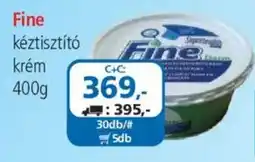 ÁRKLUB Fine kéztisztító krém ajánlat
