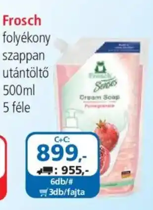 ÁRKLUB Frosch folyékony szappan ajánlat
