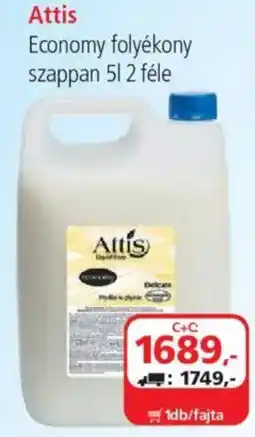 ÁRKLUB Attis economy folyékony szappan ajánlat