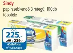 ÁRKLUB Sindy papírzsebkendő ajánlat