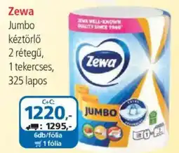 ÁRKLUB Zewa jumbokéztörlő ajánlat