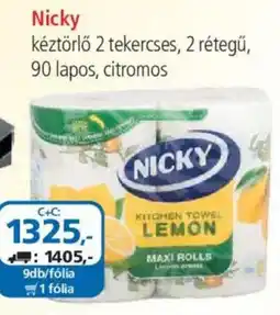 ÁRKLUB Nicky kéztörlő ajánlat