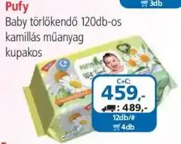 ÁRKLUB Pufy baby törölkendő ajánlat