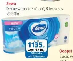 ÁRKLUB Zewa deluxe wc papír ajánlat