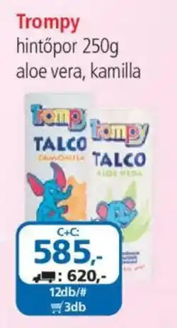 ÁRKLUB Trompy talco ajánlat