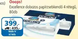 ÁRKLUB Ooops! excellence dobozos papírzsebkendő ajánlat