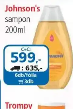 ÁRKLUB johnson's sampon ajánlat