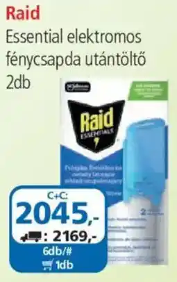 ÁRKLUB Raid essential elektromos fénycsapda utántöltő ajánlat