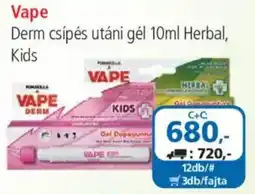ÁRKLUB Vape derm csípés utáni gél ajánlat