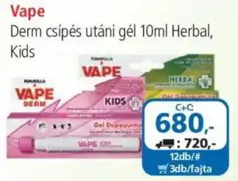 ÁRKLUB Vape derm csípés utáni gél ajánlat