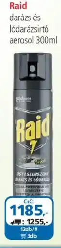 ÁRKLUB Raid darázs és lódarázsirtó aerosol ajánlat