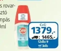 ÁRKLUB Off! rovarcsapás ajánlat