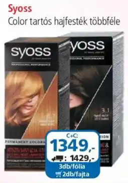 ÁRKLUB Syoss color tartós hajfesték ajánlat