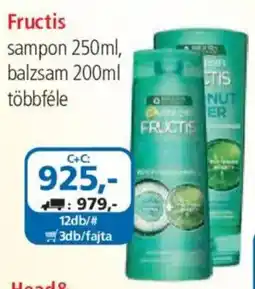 ÁRKLUB Fructis sampon balzsam ajánlat