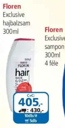 ÁRKLUB Floren hajbalzsam ajánlat
