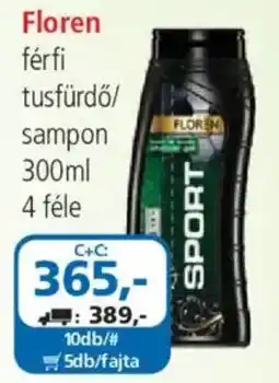ÁRKLUB Floren férfi tusfürdő/sampon ajánlat