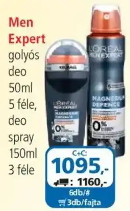 ÁRKLUB Loreal men expert deo ajánlat