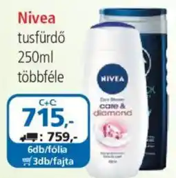ÁRKLUB Nivea tusfürdő ajánlat