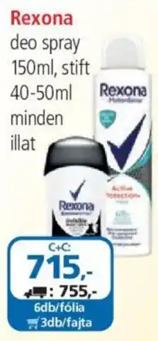 ÁRKLUB Rexona deo spray ajánlat