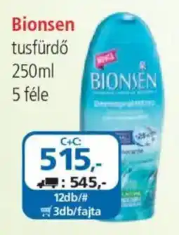 ÁRKLUB Bionsen tusfürdő ajánlat