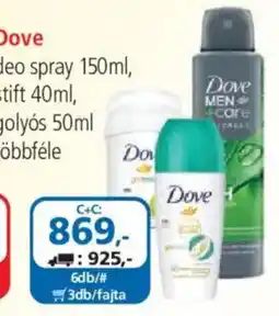 ÁRKLUB Dove deo spray ajánlat