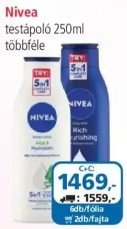 ÁRKLUB Nivea testápoló ajánlat