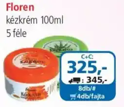 ÁRKLUB Floren kézkrém ajánlat