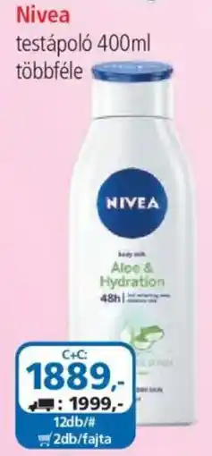 ÁRKLUB Nivea testápoló ajánlat