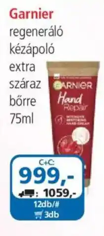 ÁRKLUB Garnier regeneráló kézápoló ajánlat