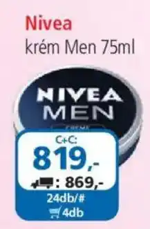ÁRKLUB Nivea krém men ajánlat