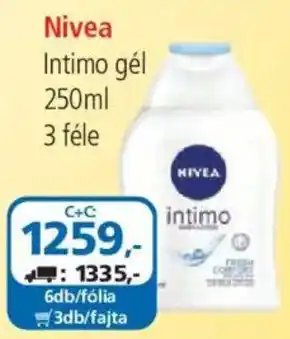 ÁRKLUB Nivea intimo gél ajánlat