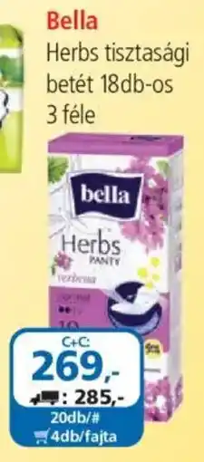 ÁRKLUB Bella herbs tisztasági betét ajánlat