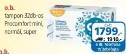 ÁRKLUB tampon procomfort mini ajánlat