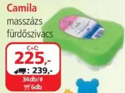 ÁRKLUB Camila masszázs fürdőszivacs ajánlat