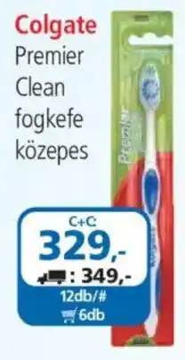 ÁRKLUB colgate premier clean fogkefe közepes ajánlat