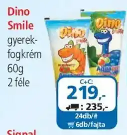 ÁRKLUB Dino Smile gyerek-fogkrém ajánlat