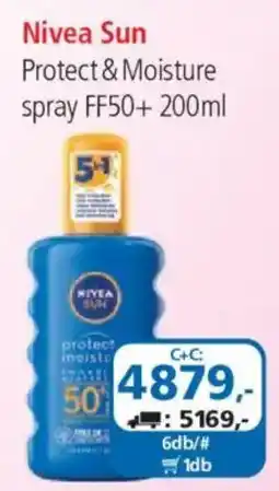 ÁRKLUB Nivea sun protect & moisture spray ajánlat