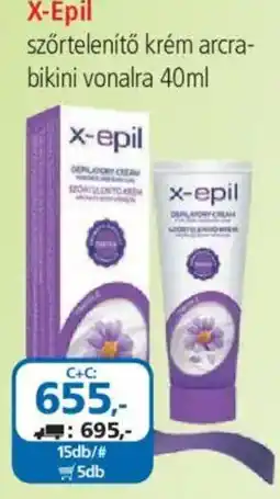 ÁRKLUB X-epil szörtelenítő krém ajánlat