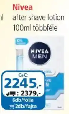 ÁRKLUB Nivea after shave lotion ajánlat