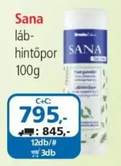 ÁRKLUB Sana lábhintópor ajánlat