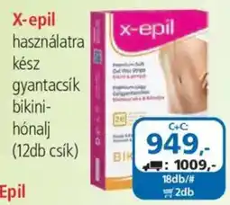 ÁRKLUB x-epil ajánlat