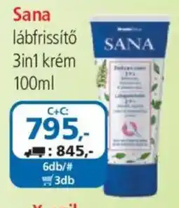 ÁRKLUB Sana lábfrissítő ajánlat
