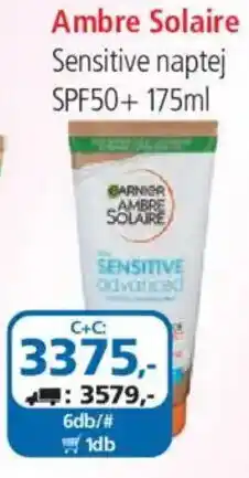 ÁRKLUB Garnier ambre solaire sensitive naptej ajánlat